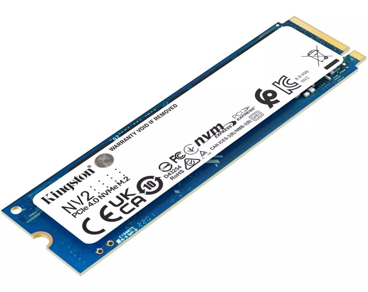 Poder e Velocidade: SSD M.2 NVMe PCIe Gen 4.0 Interno Kingston NV2 500GB M.2 2280 SNV2S/500G